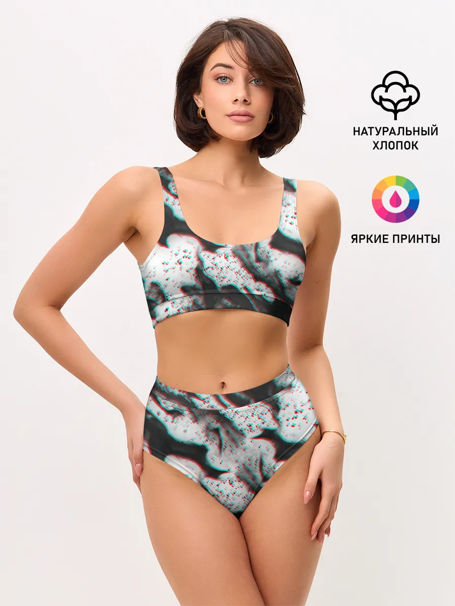 Женские топ и трусы / ОГОНЬ ГЛИТЧ