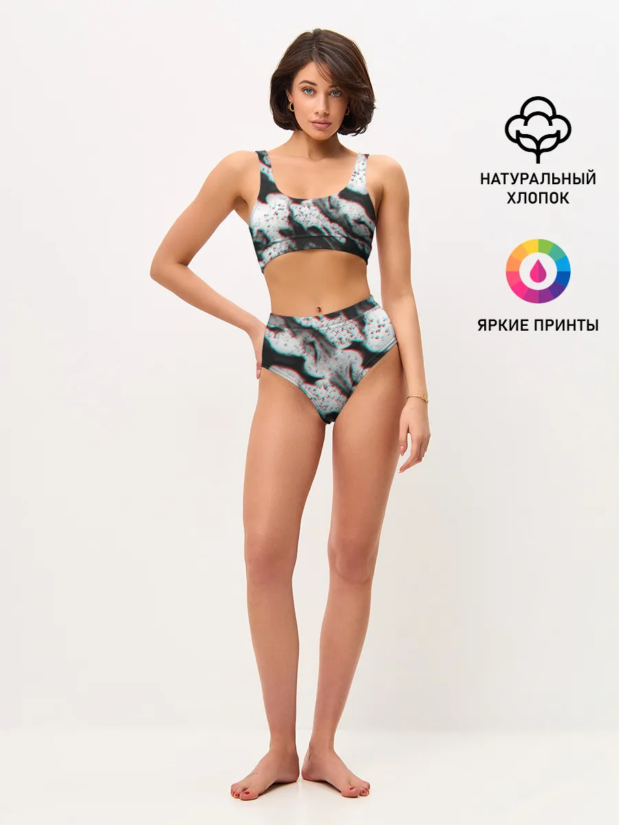 Женские топ и трусы / ОГОНЬ ГЛИТЧ