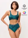Женские топ и трусы / Лазурь