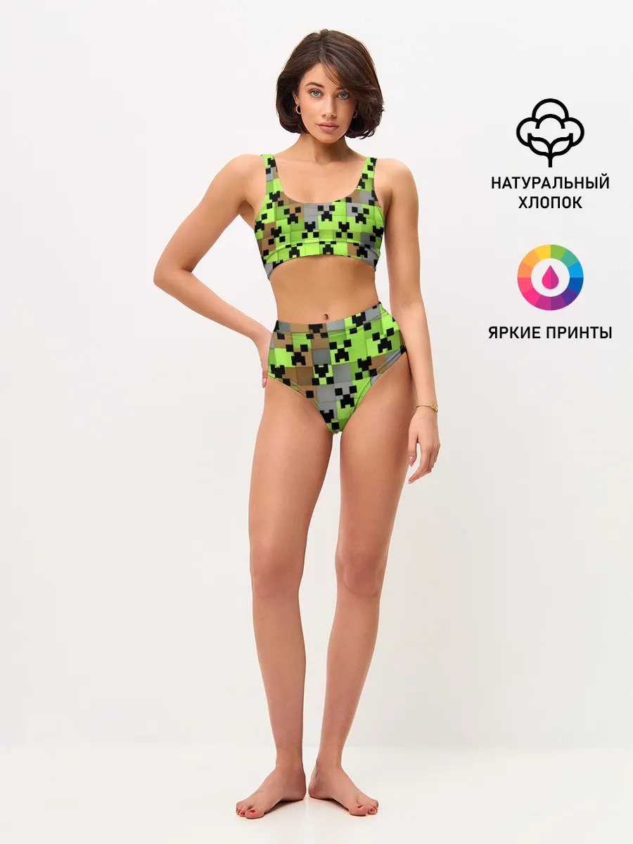 Женские топ и трусы / Minecraft.