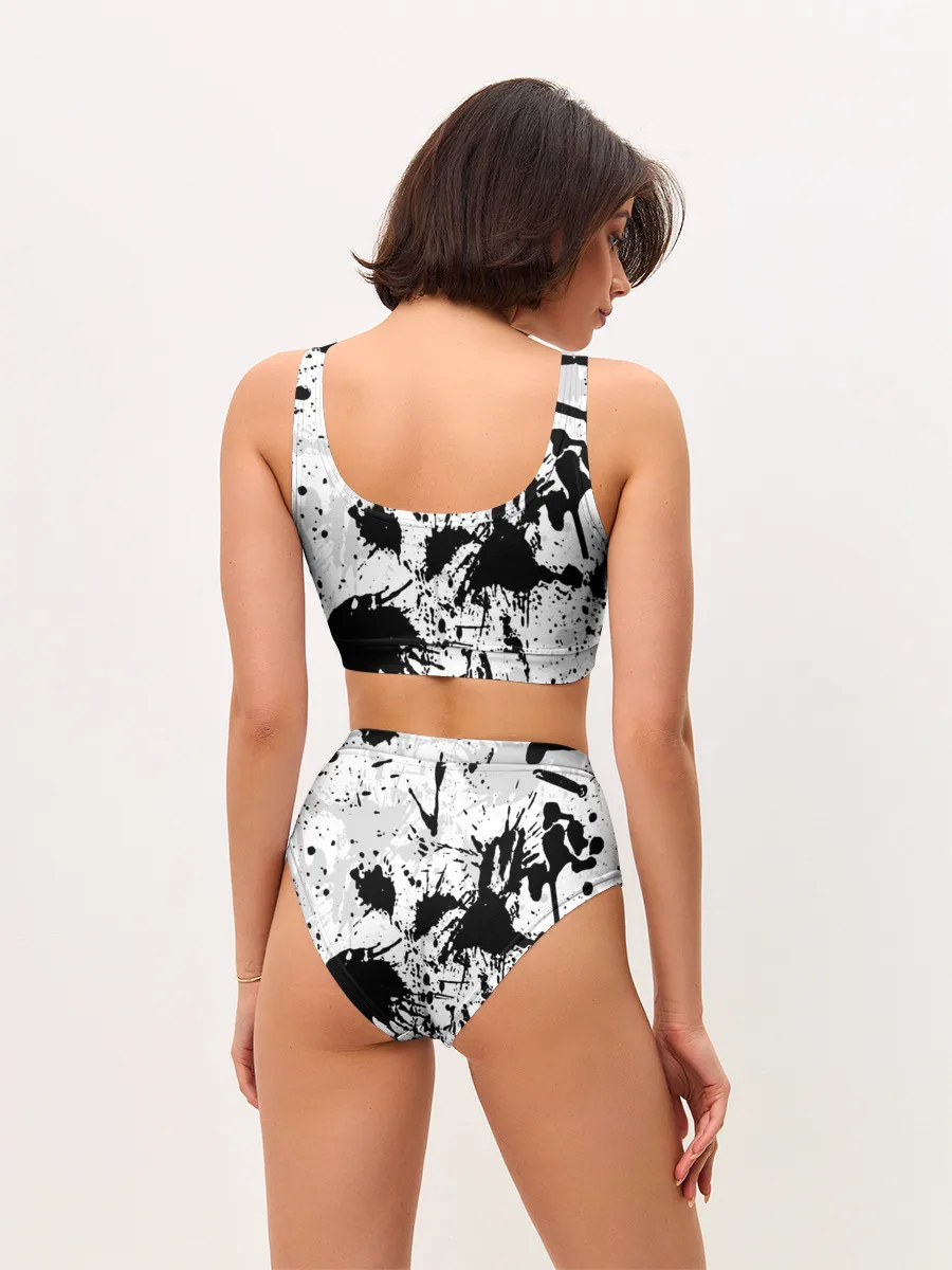 Женские топ и трусы / БРЫЗГИ КРАСОК