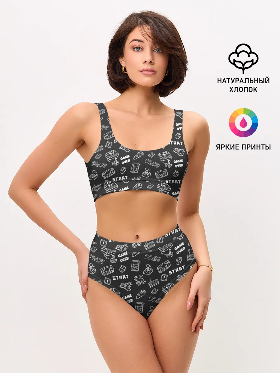 Женские топ и трусы / video game
