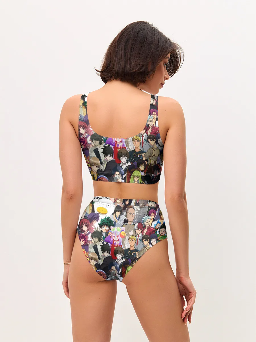 Женские топ и трусы / Кавалькада персонажей из аниме