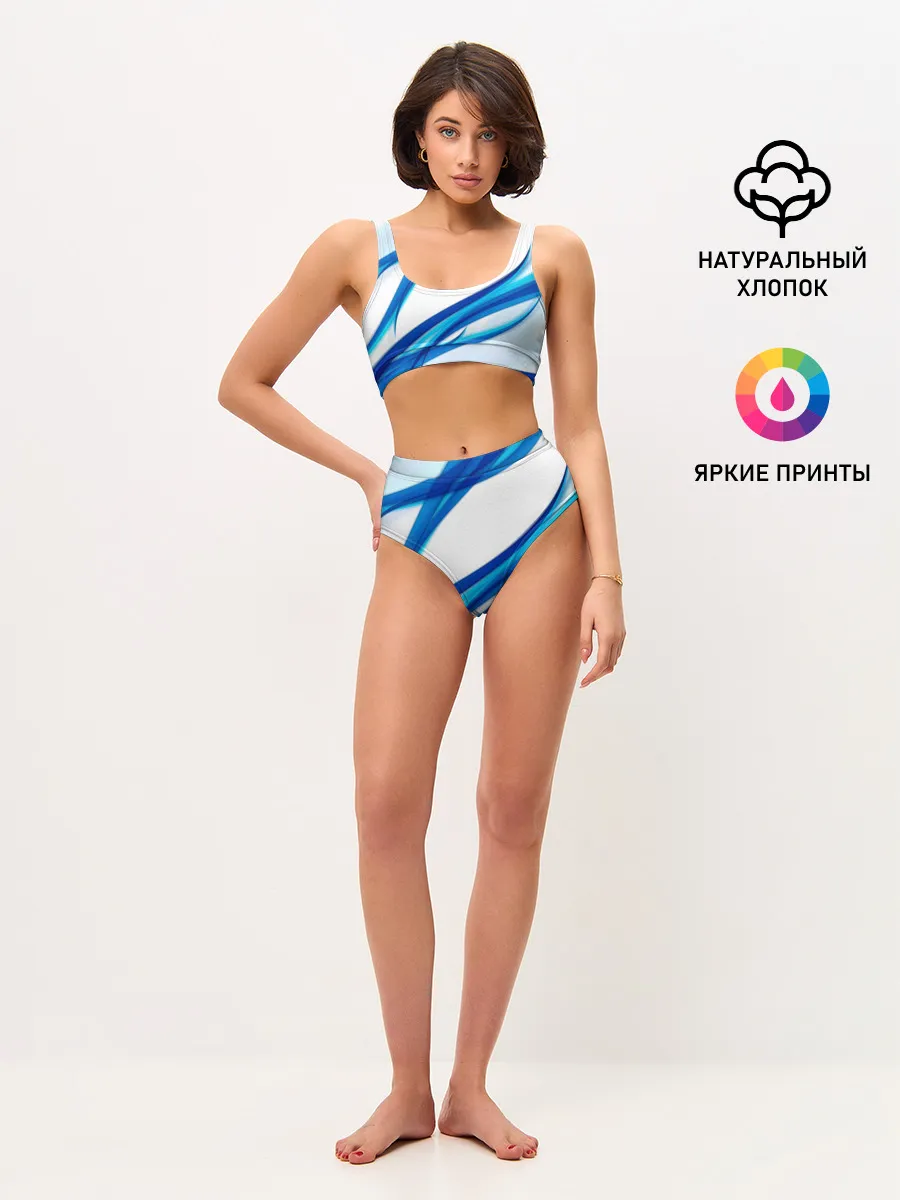 Женские топ и трусы / STRIPES BLUE