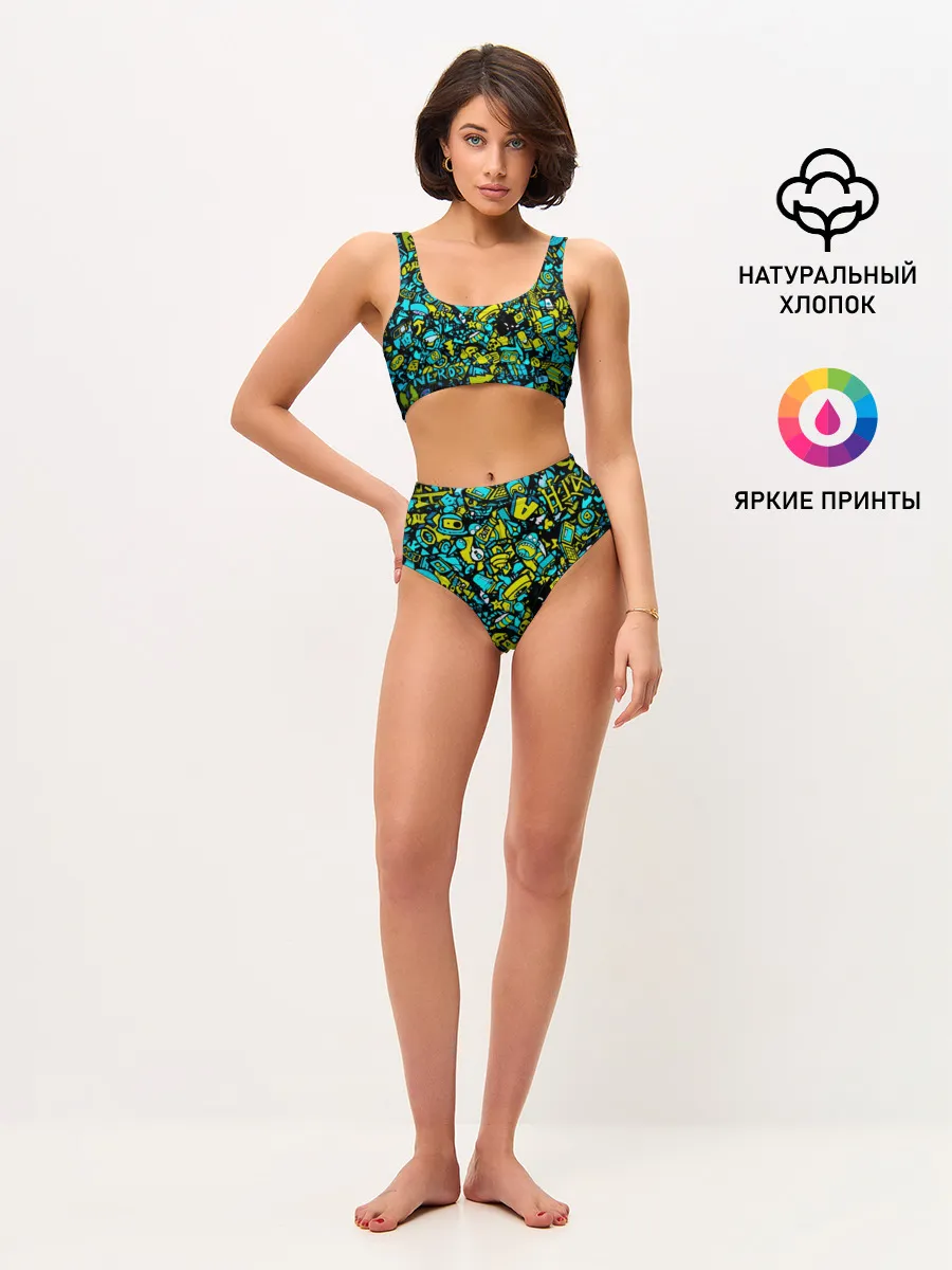 Женские топ и трусы / Треш