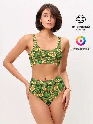 Женские топ и трусы / avocado