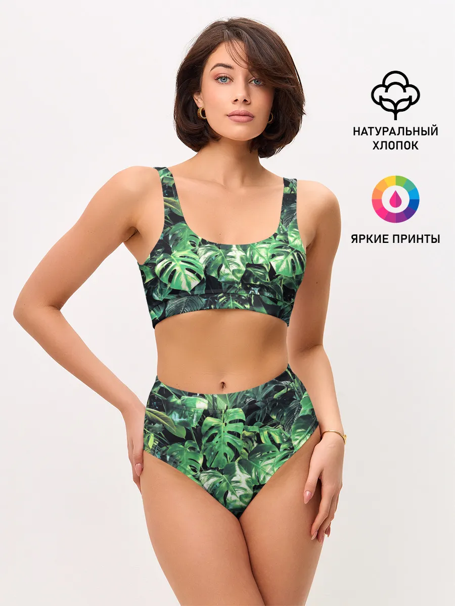 Женские топ и трусы / ЛИСТЬЯ