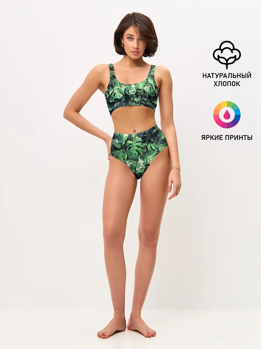Женские топ и трусы / ЛИСТЬЯ