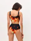 Женские топ и трусы / Огонь