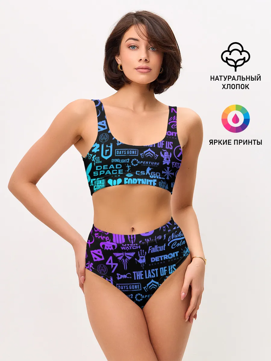 Женские топ и трусы / ЛОГОТИПЫ ИГР