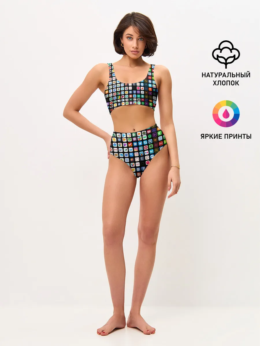 Женские топ и трусы / Iphone and Apps Icons