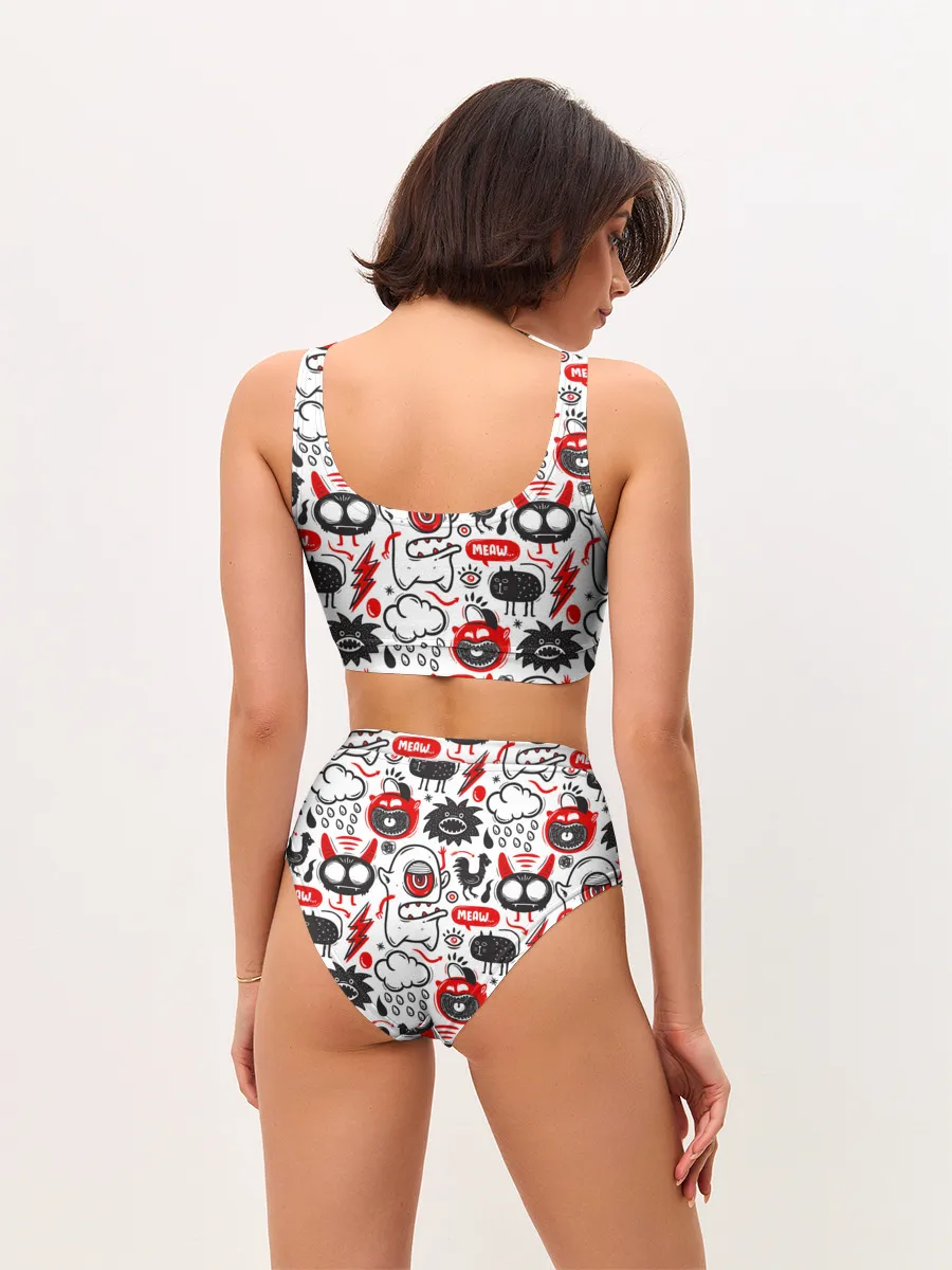 Женские топ и трусы / Pop art