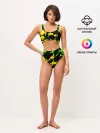 Женские топ и трусы / Желто-зеленый