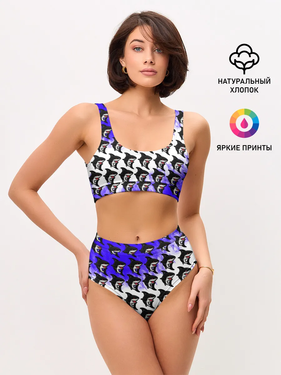 Женские топ и трусы / Акула