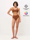 Женские топ и трусы / Шотландская клетка