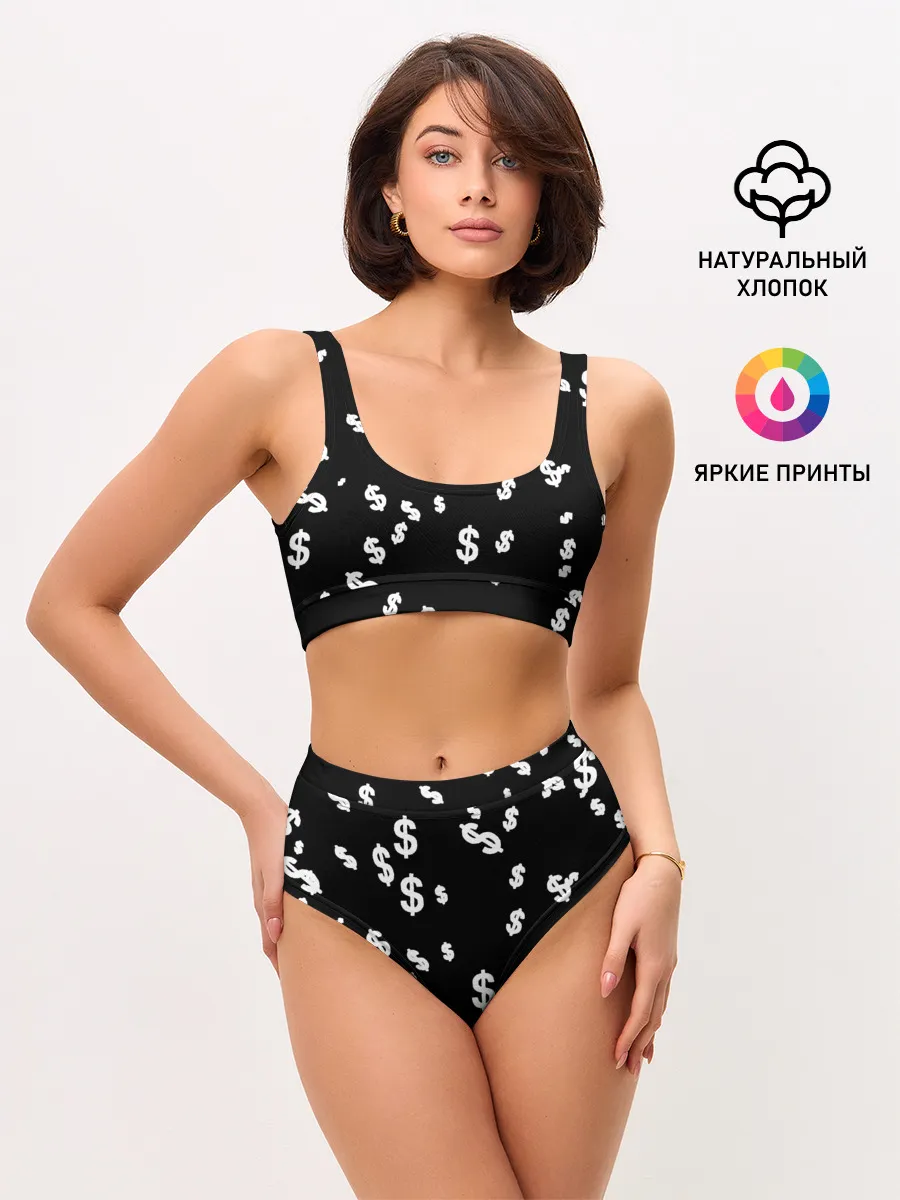 Женские топ и трусы / Доллар