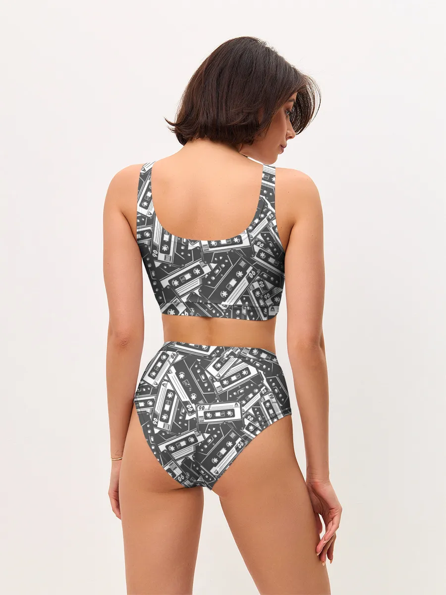 Женские топ и трусы / retro pattern