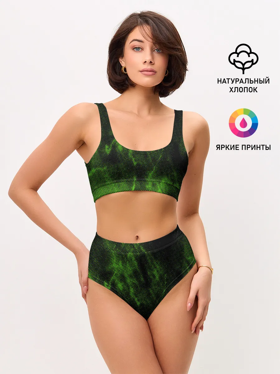 Женские топ и трусы / Текстура.