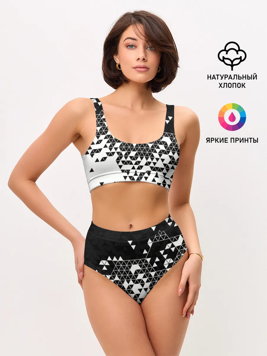 Женские топ и трусы / Векторные фигуры