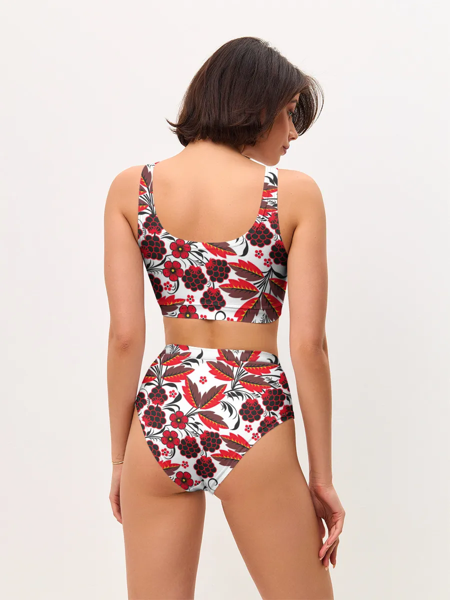 Женские топ и трусы / Хохлома