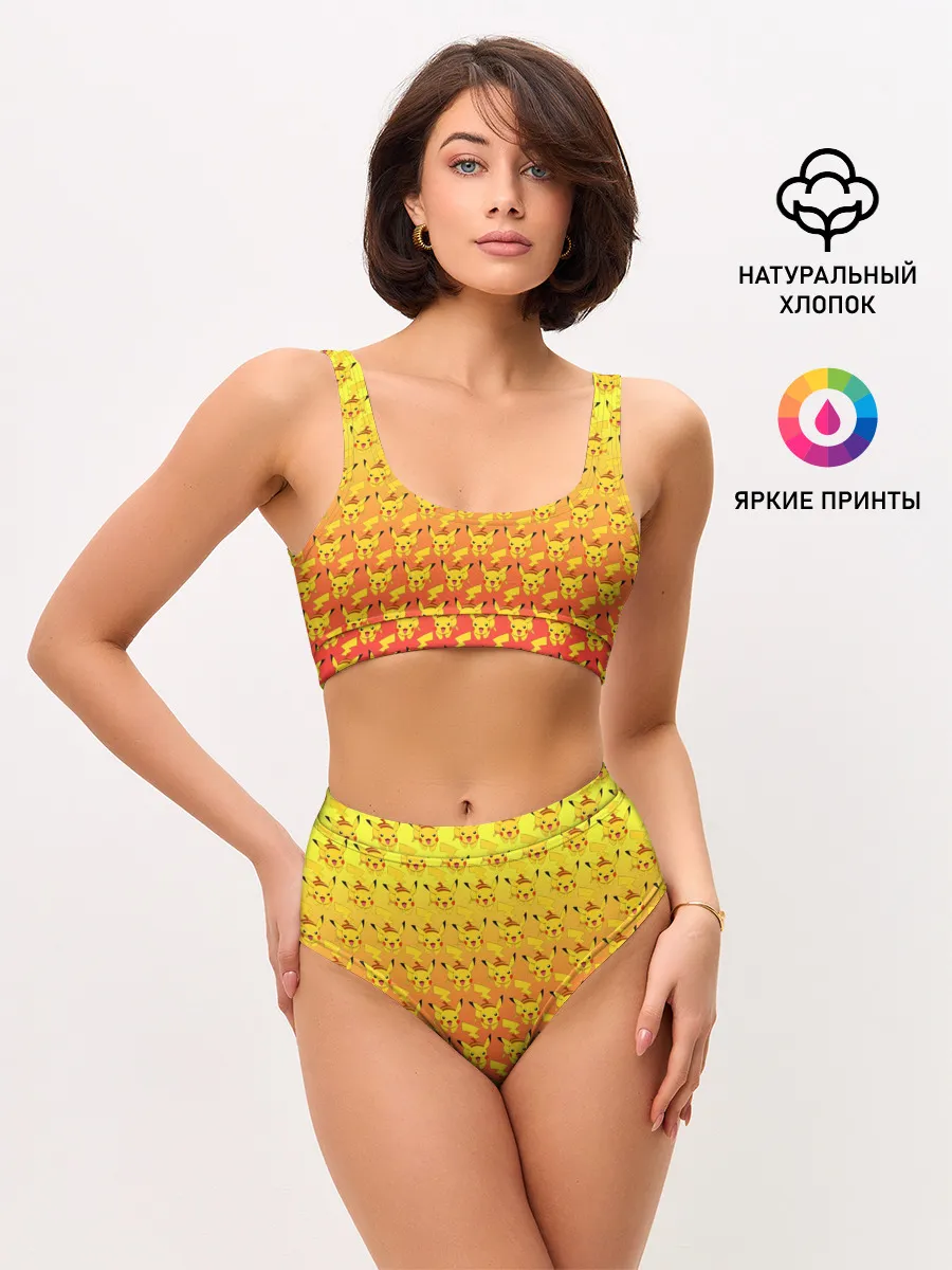 Женские топ и трусы / Pikachu Pika Pika