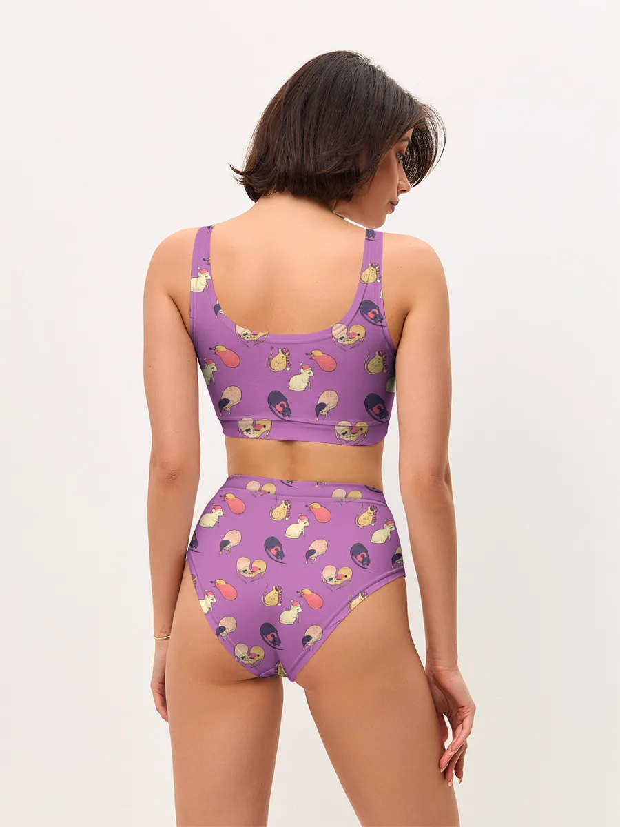 Женские топ и трусы / Спящие мыши