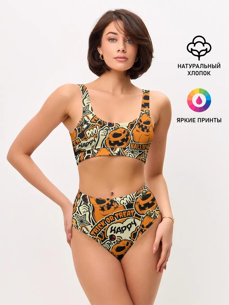 Женские топ и трусы / Хэллоуин