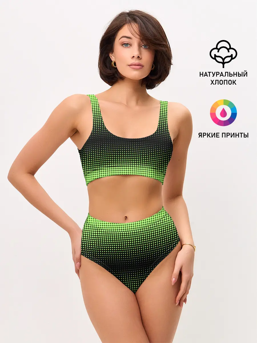 Женские топ и трусы / Симметрия