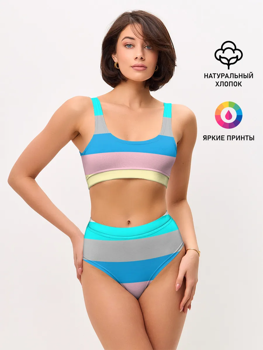 Женские топ и трусы / Флаг аниме