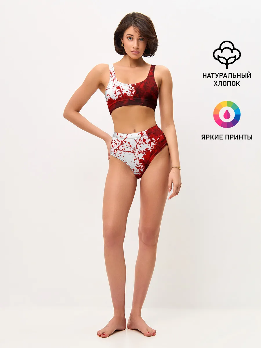 Женские топ и трусы / HALLOWEEN BLOOD