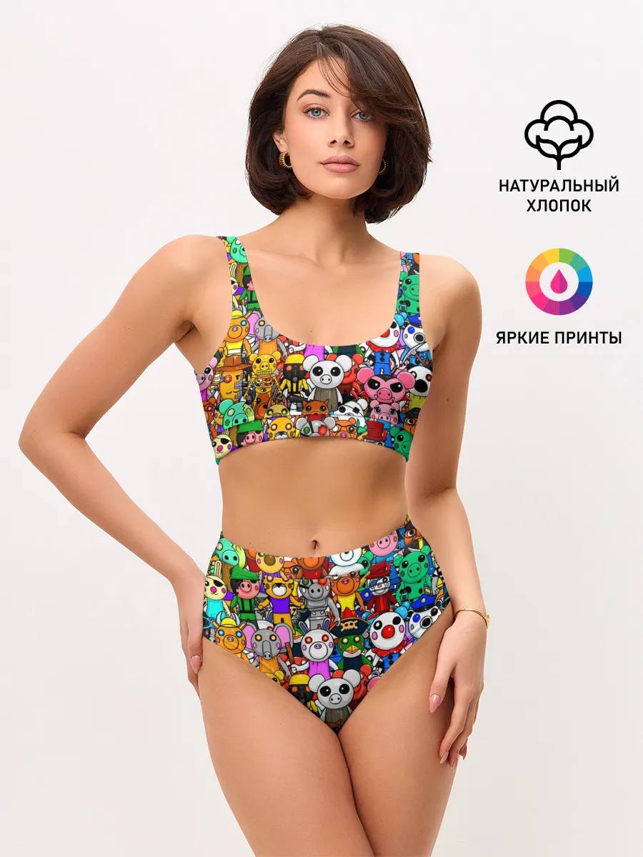 Женские топ и трусы / ROBLOX PIGGY