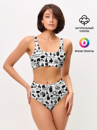 Женские топ и трусы / AMONG US