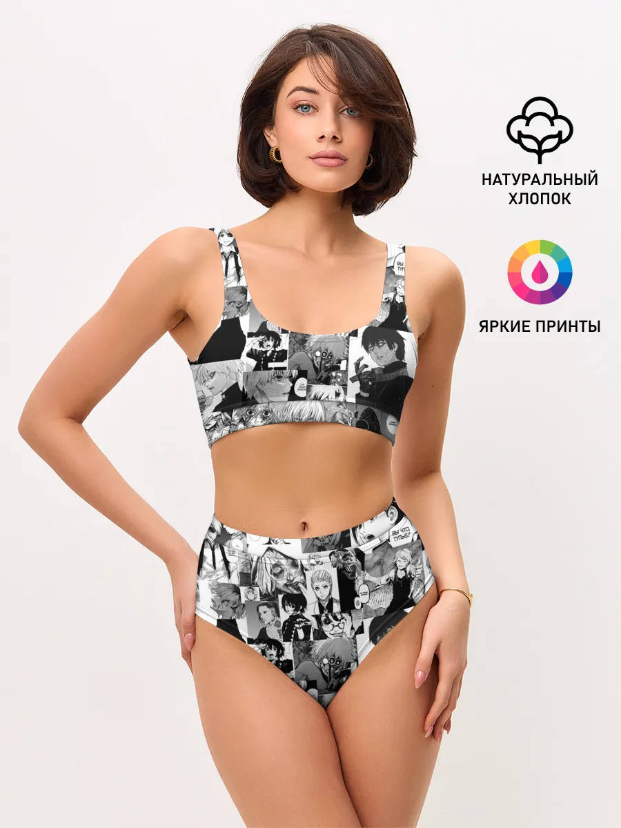 Женские топ и трусы / Токийский гуль