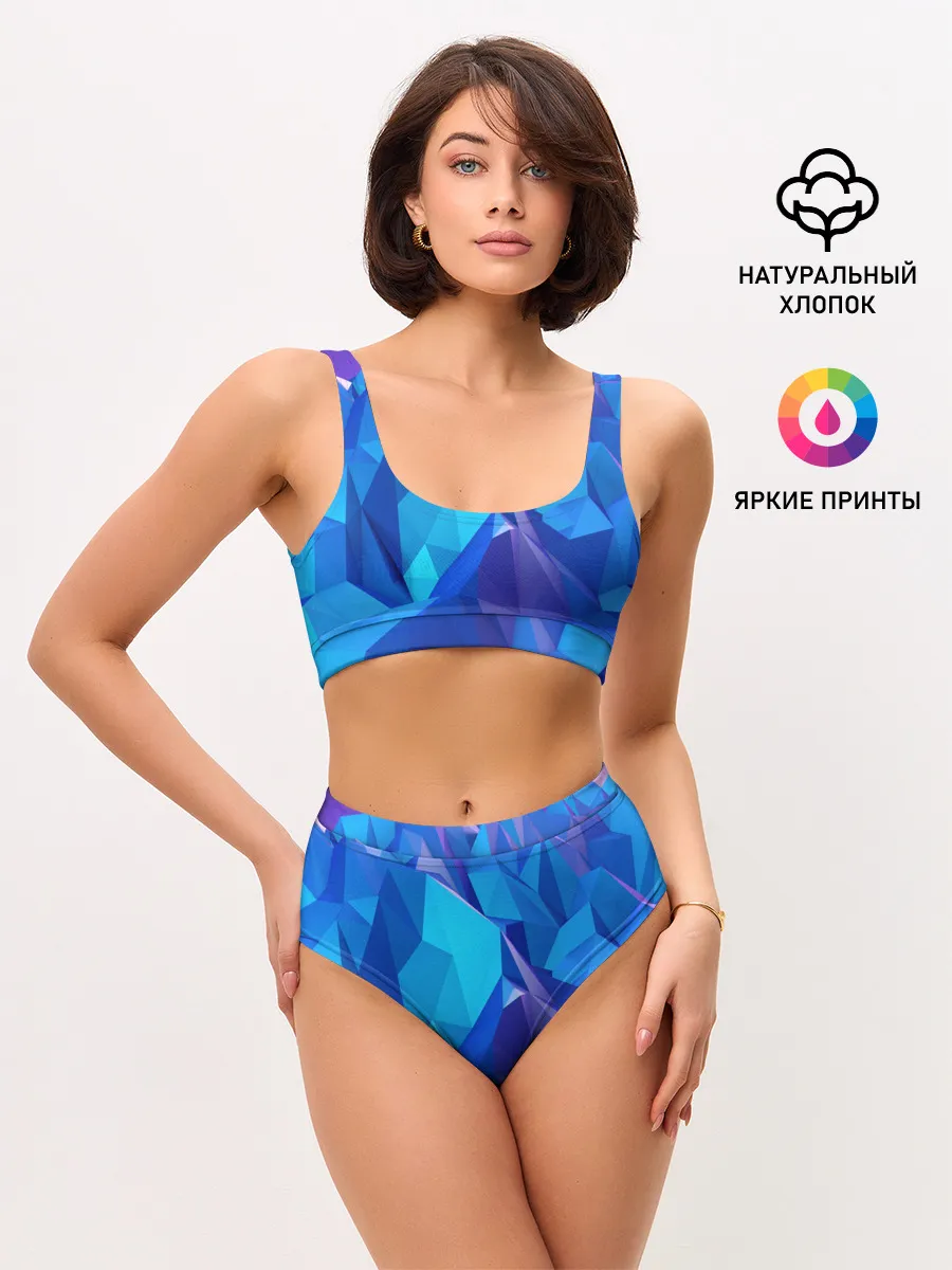 Женские топ и трусы / NEON CRYSTALLS