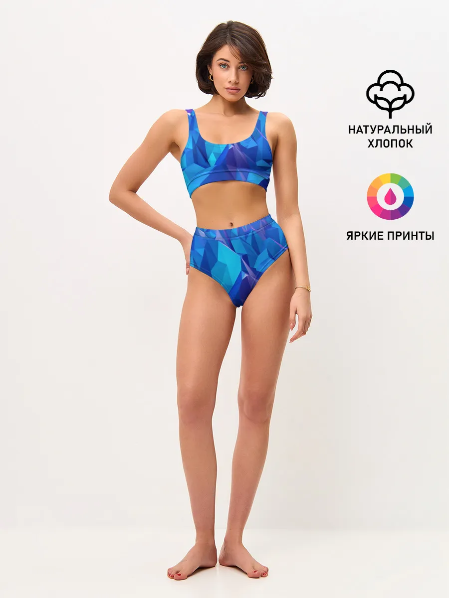 Женские топ и трусы / NEON CRYSTALLS