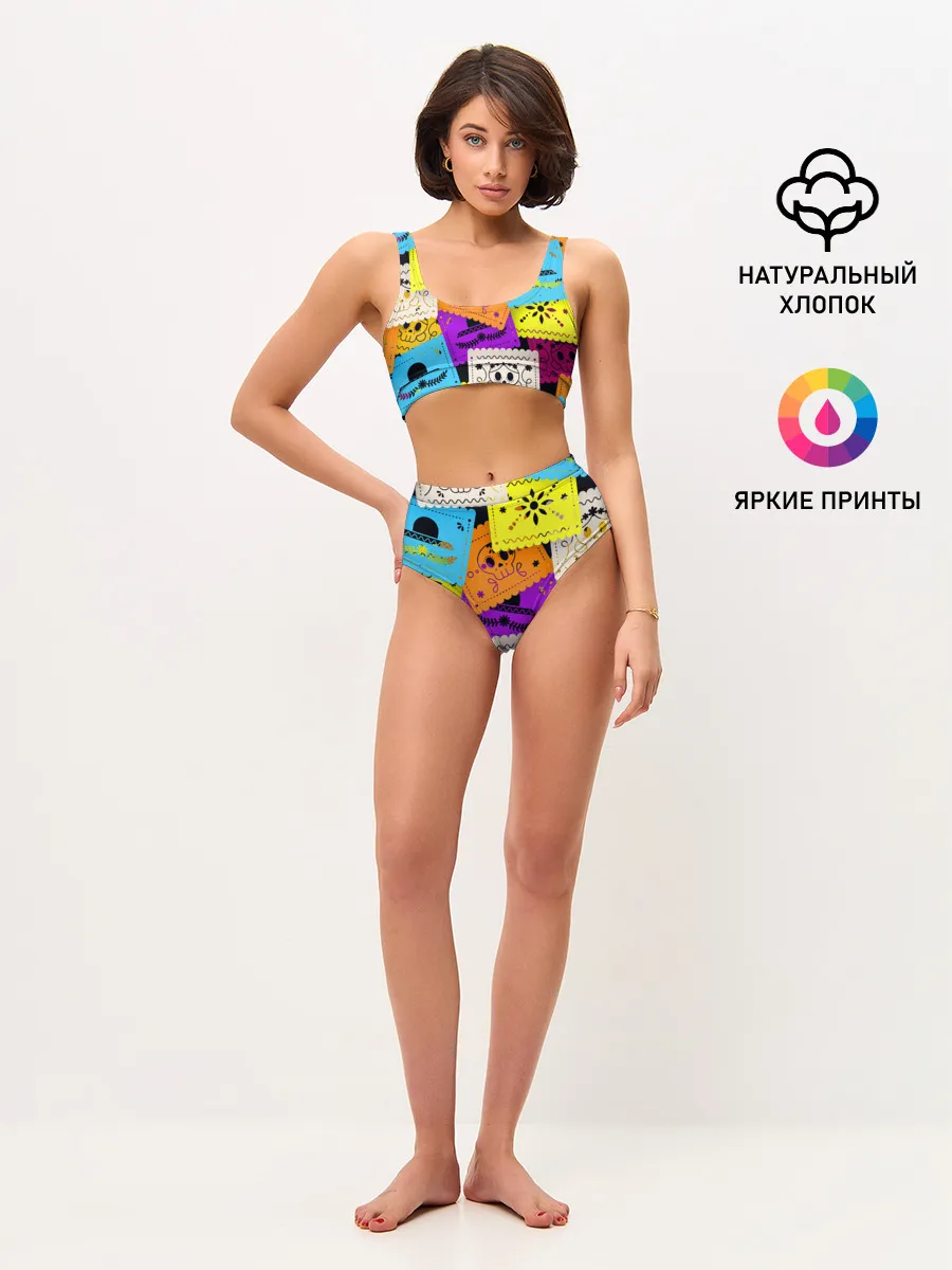 Женские топ и трусы / Color pattern