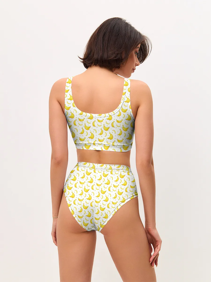 Женские топ и трусы / Банановый рай