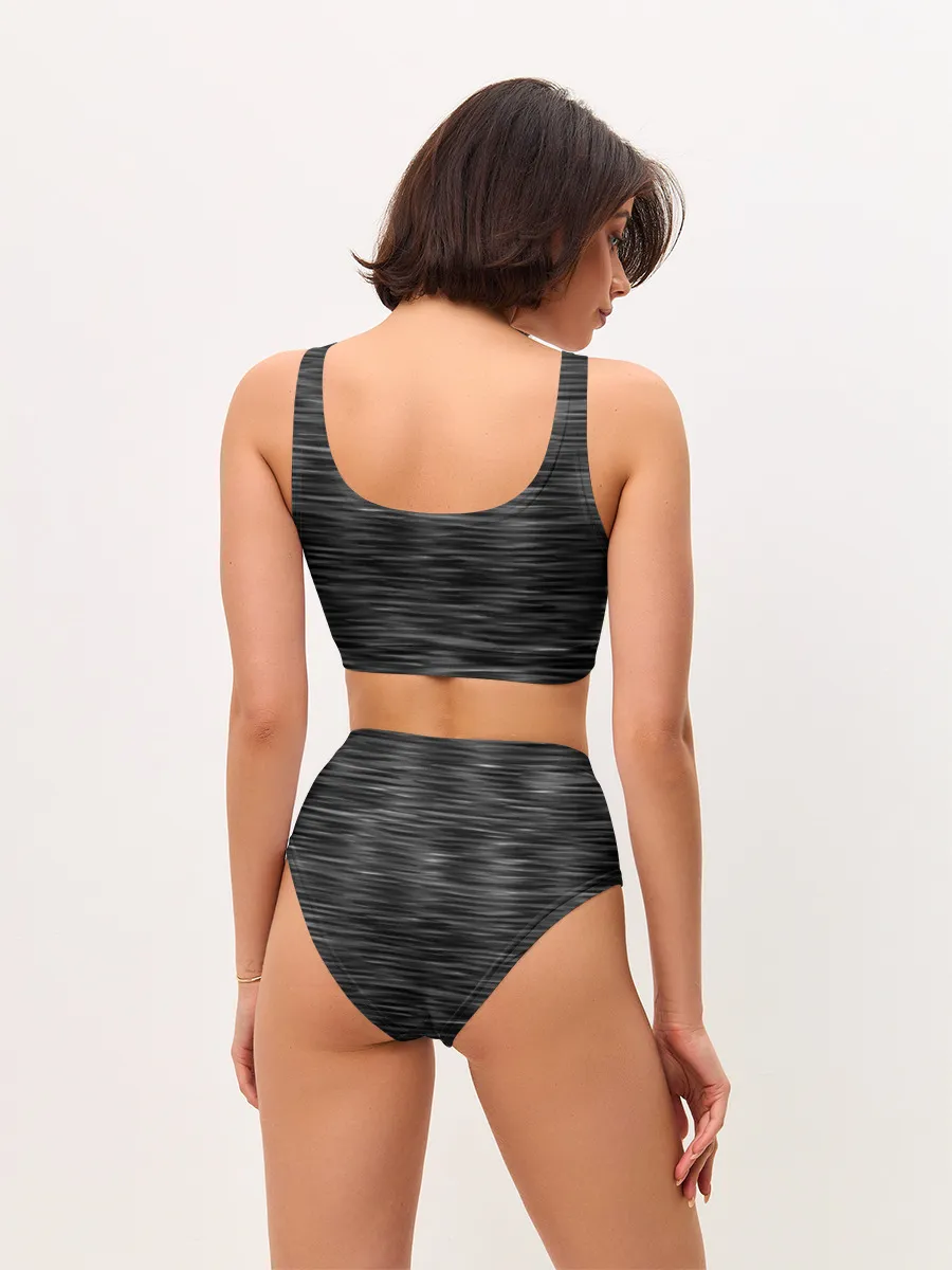 Женские топ и трусы / Цвет асфальт