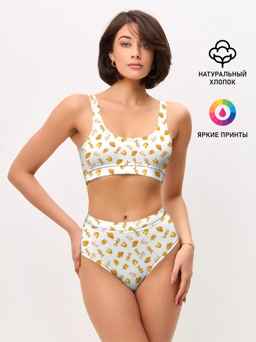 Женские топ и трусы / Baked Goods Kowalski Pattern