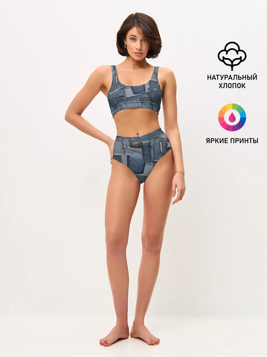 Женские топ и трусы / Jeans life