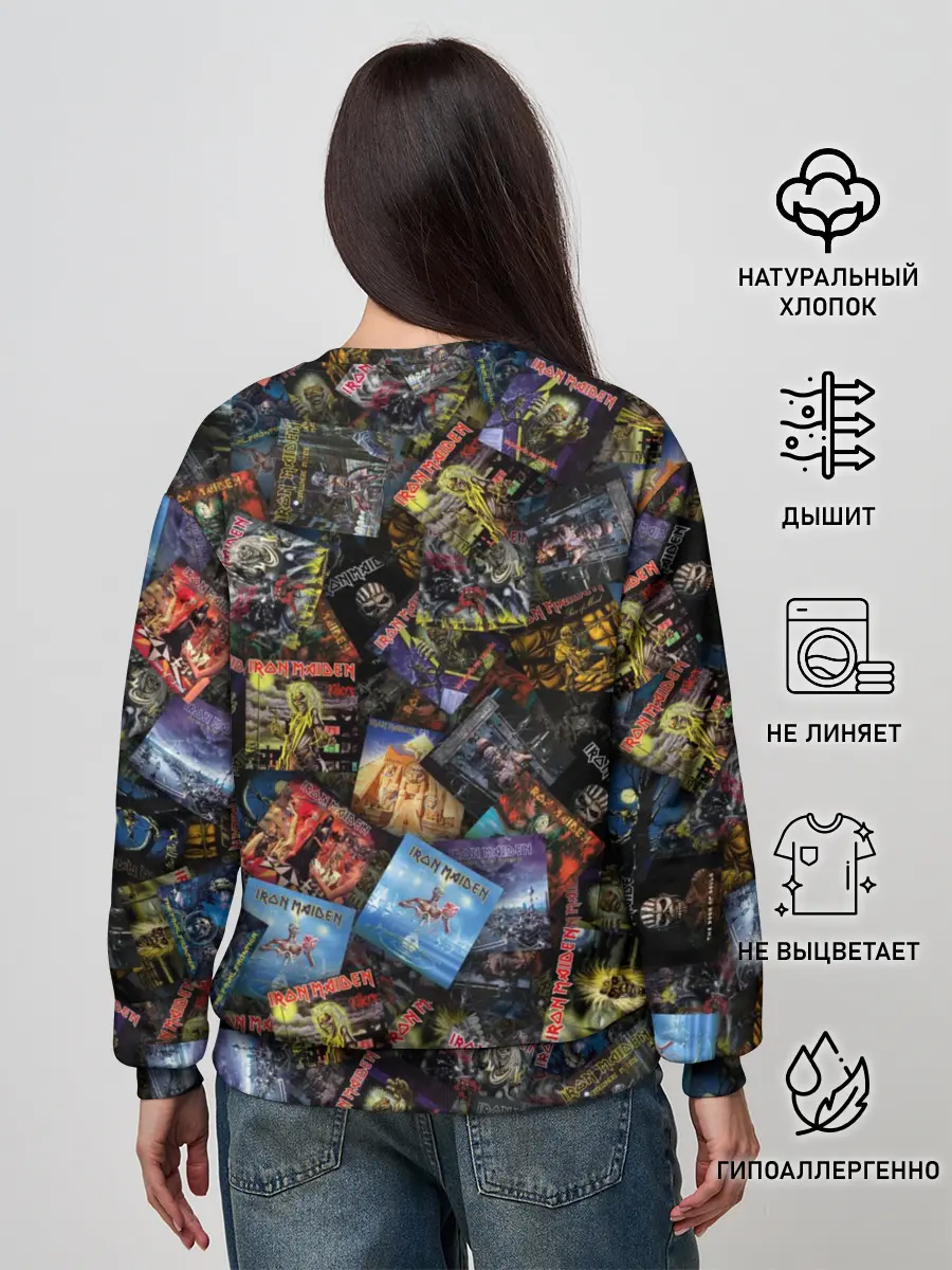 Женский свитшот / Iron Maiden. Дискография