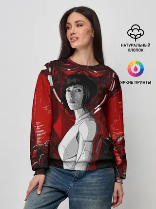 Женский свитшот / Призрак в доспехах