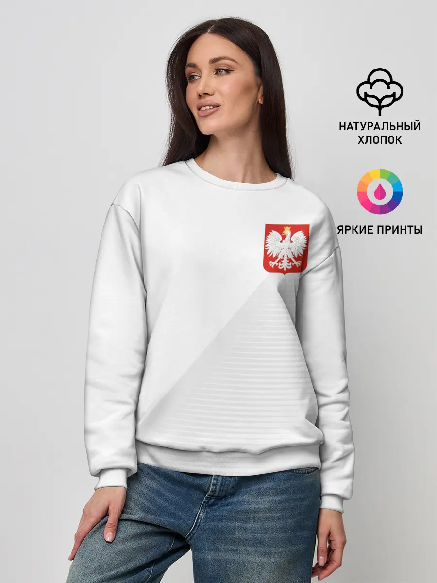 Женский свитшот / Польша домашняя форма