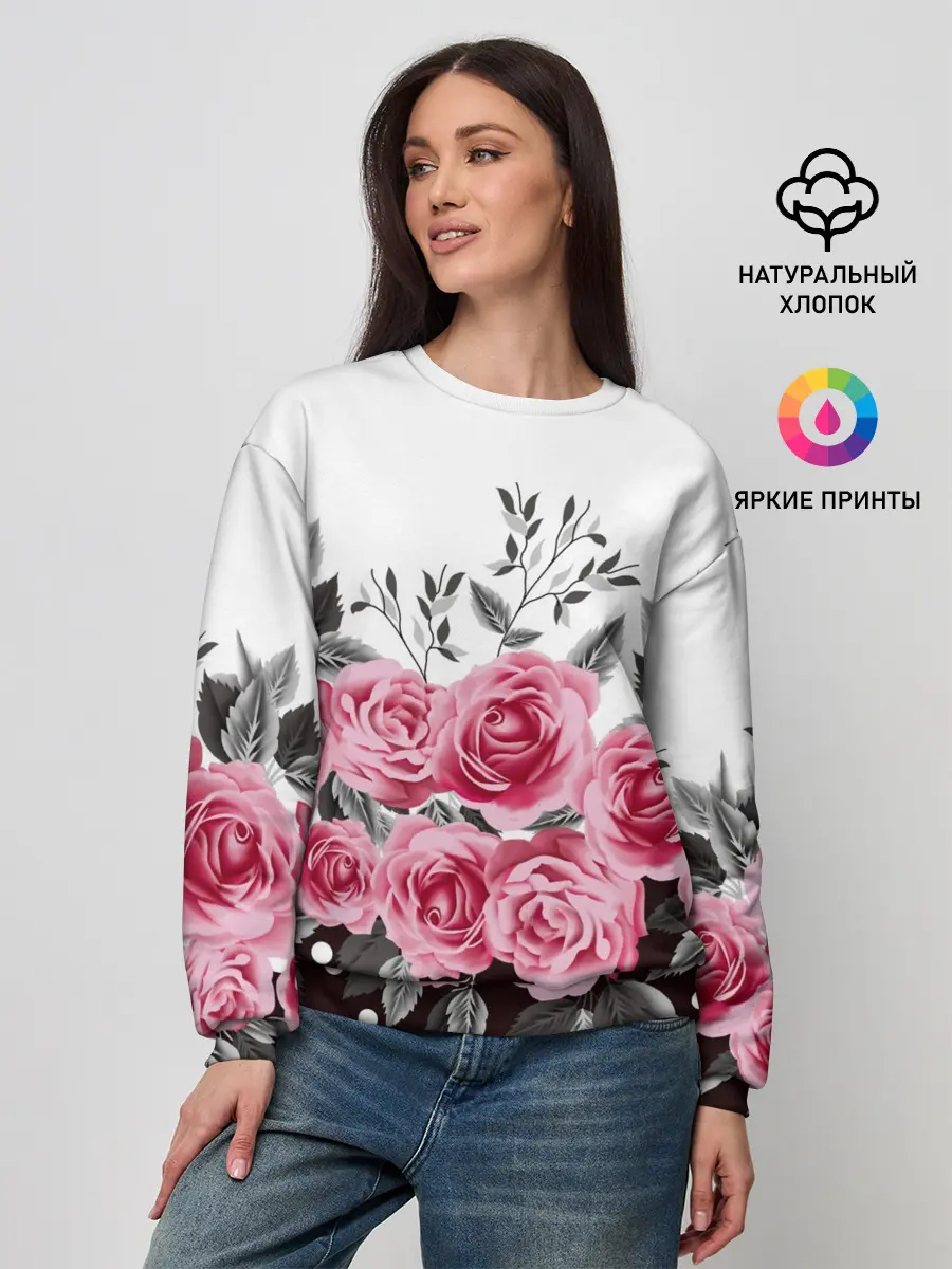 Женский свитшот / Rose Trend