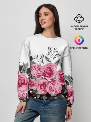 Женский свитшот / Rose Trend