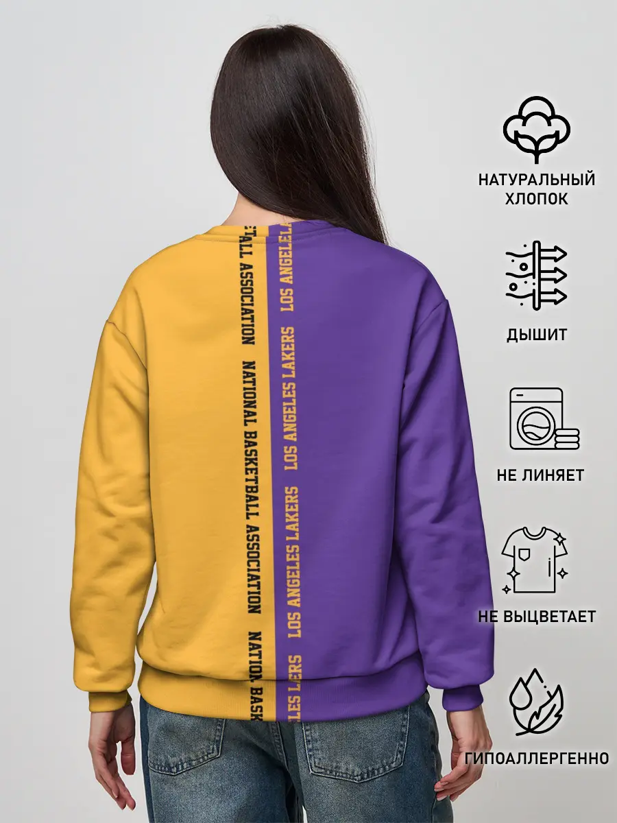 Женский свитшот / Los angeles lakers. NBA