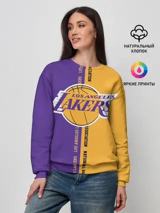 Женский свитшот / Los angeles lakers. NBA