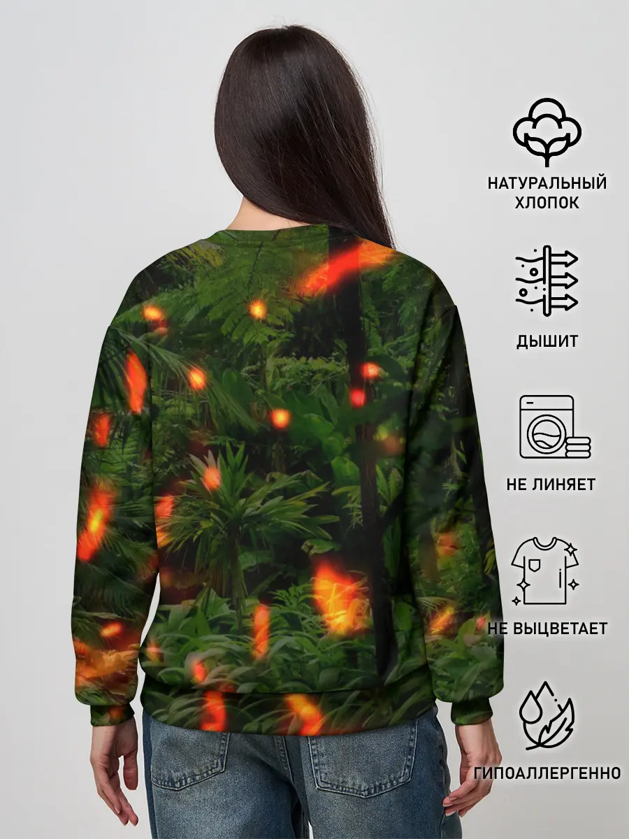 Женский свитшот / мир юрского периода