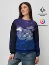 Женский свитшот / Мечтающий Единорог
