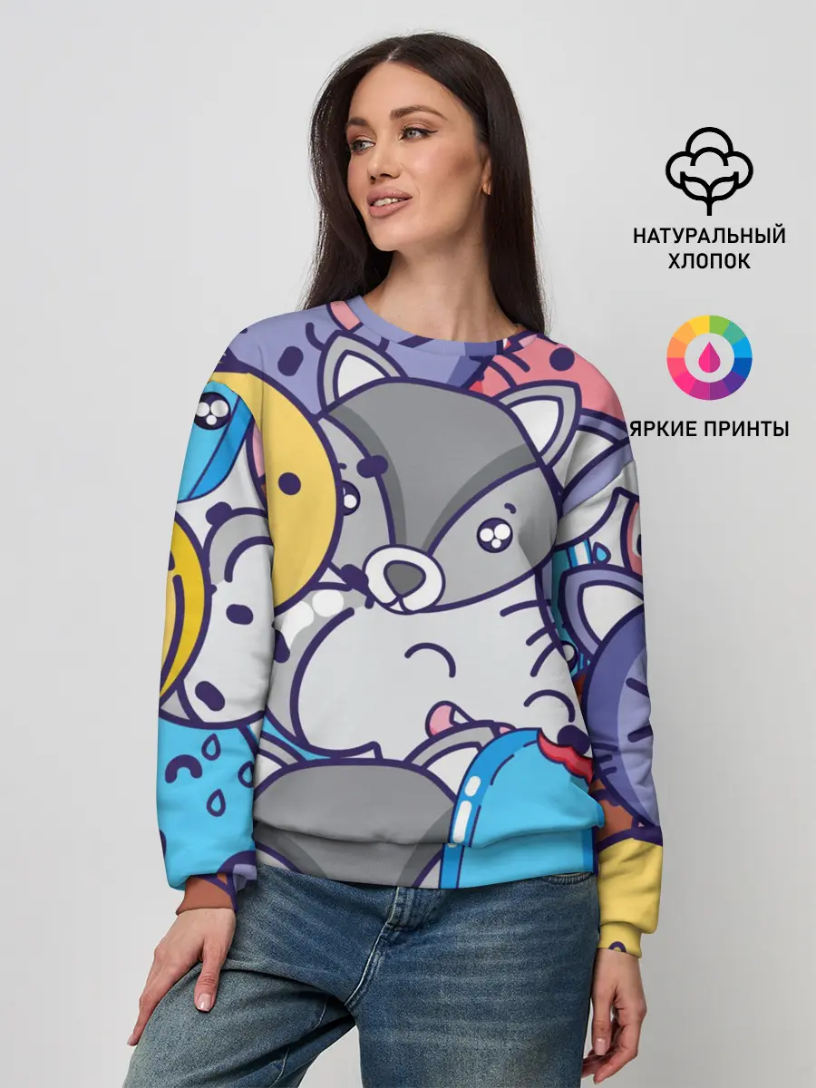 Женский свитшот / Текстура